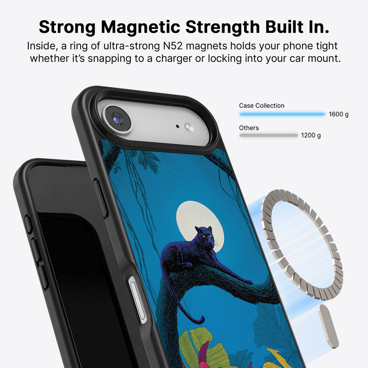 iPhone Air Case with MagSafe – Tropic Panther