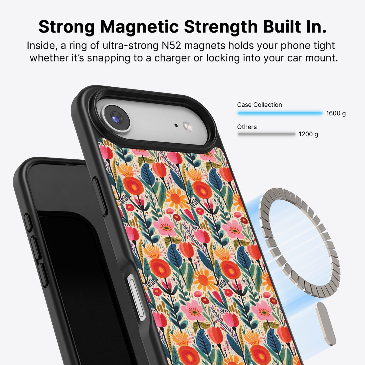 iPhone Air MagSafe case – Wild Blossoms design