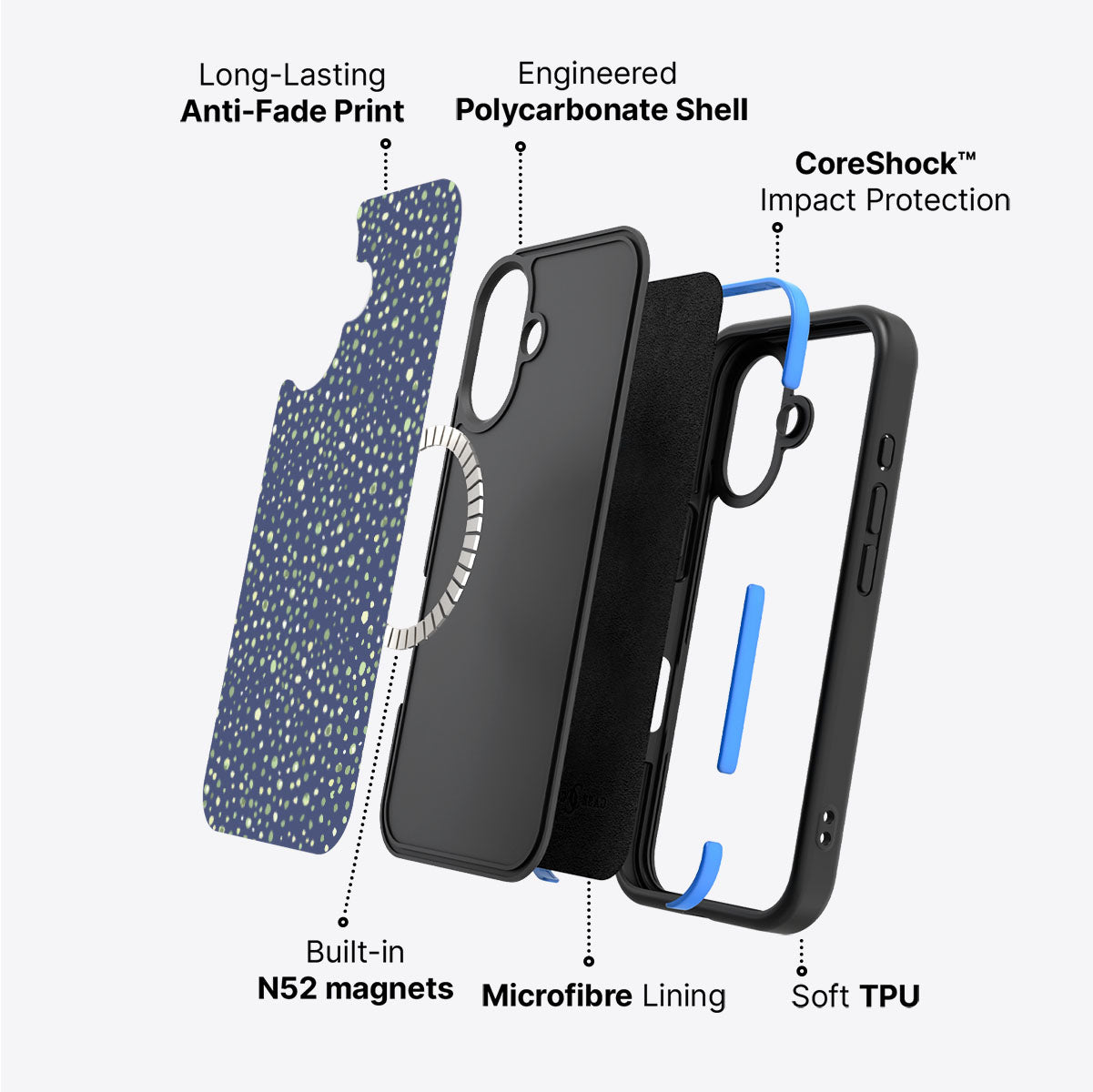 Blue Spring Dew - iPhone 17 Case #case type_core (magsafe)
