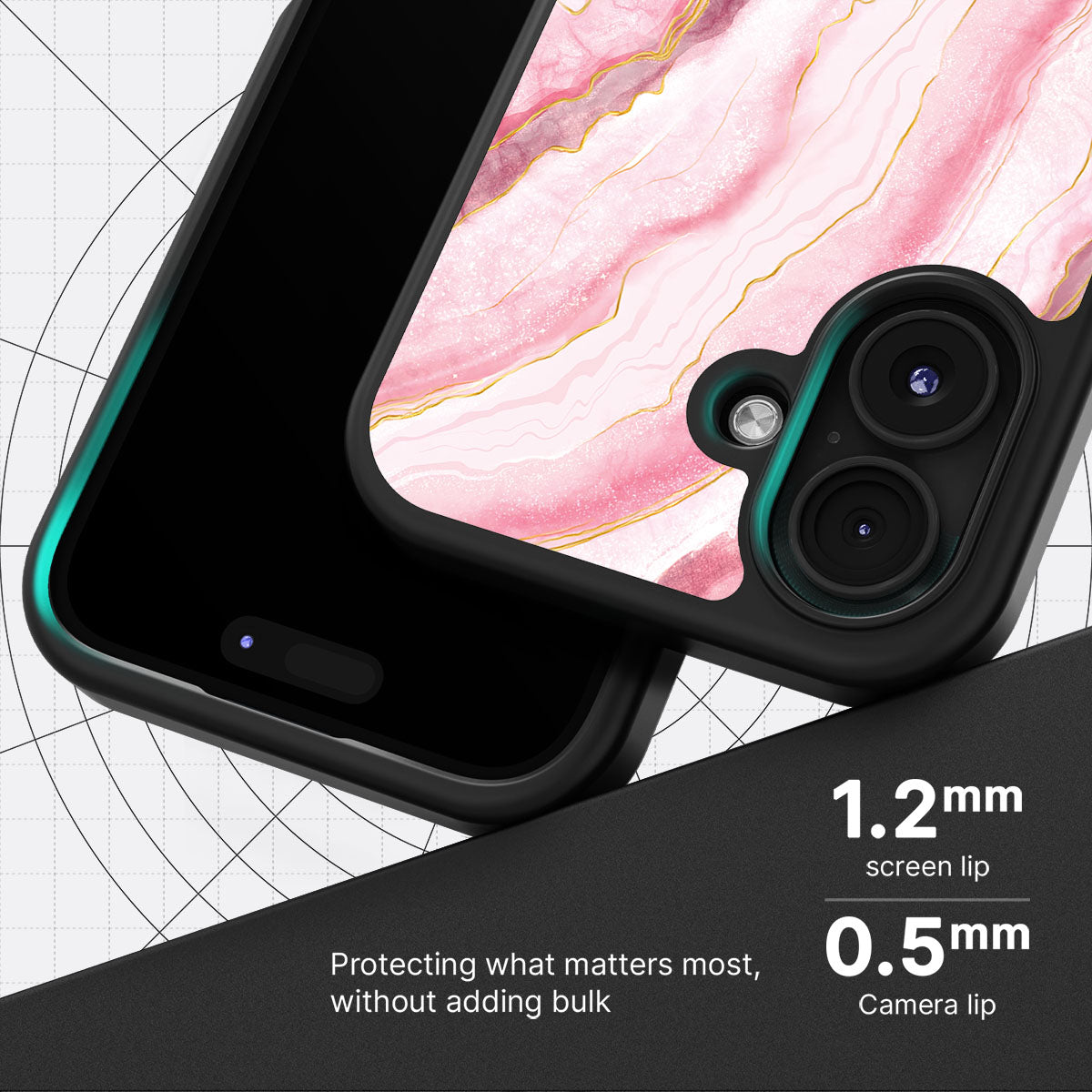Blushed Marble - iPhone 17 Case, #case type_core (magsafe), #case type_core (non magsafe)