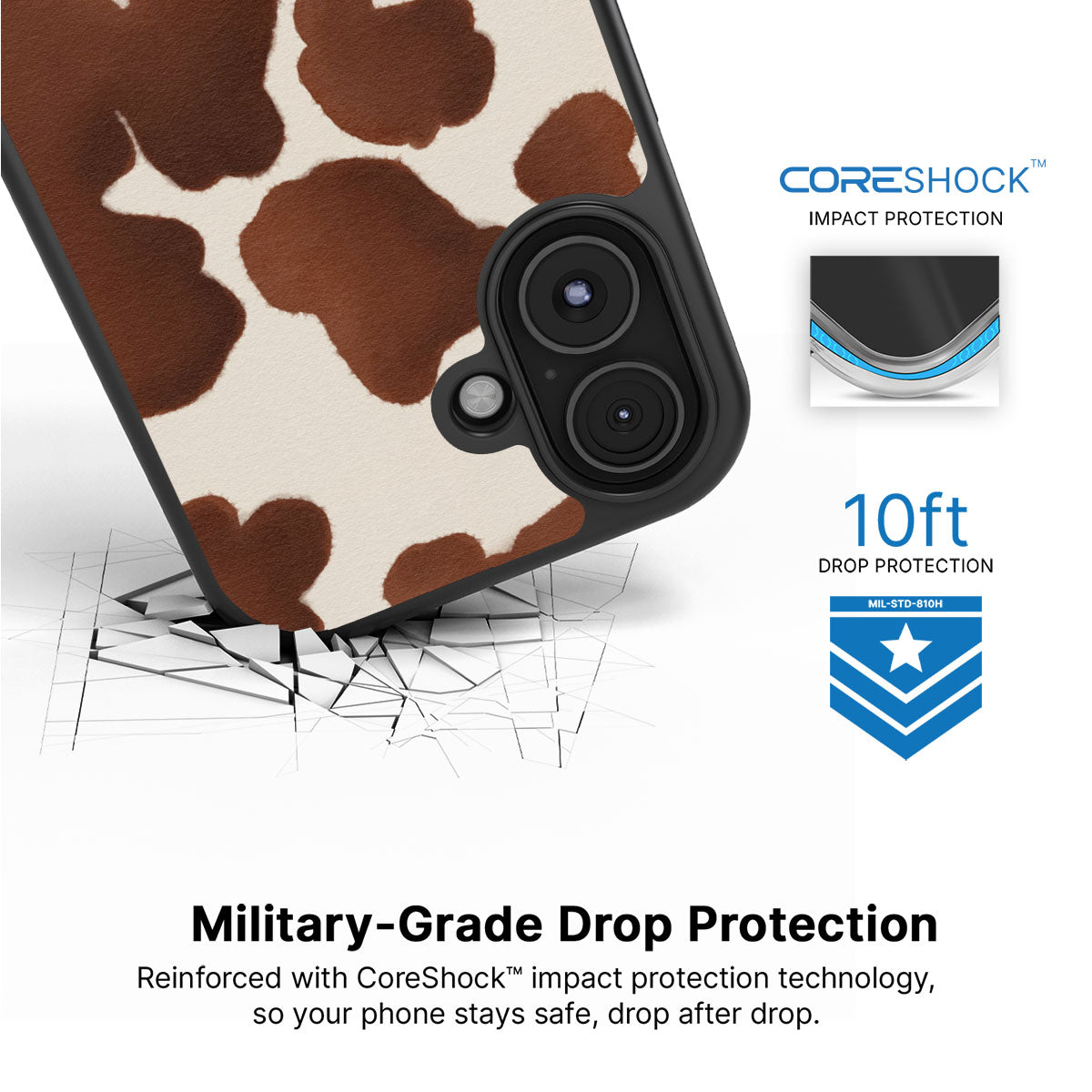 Cocoa Cow - iPhone 17 Case #case type_core (magsafe), #case type_core (non magsafe)