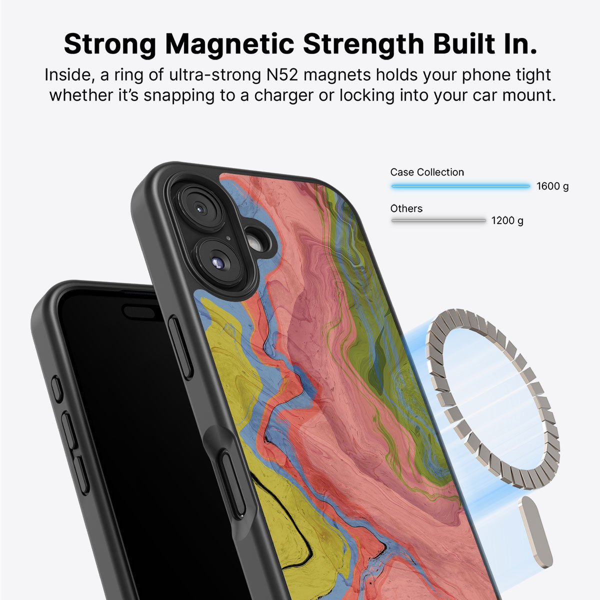 Coloured Rivers - iPhone 17 Case, #case type_core (magsafe)