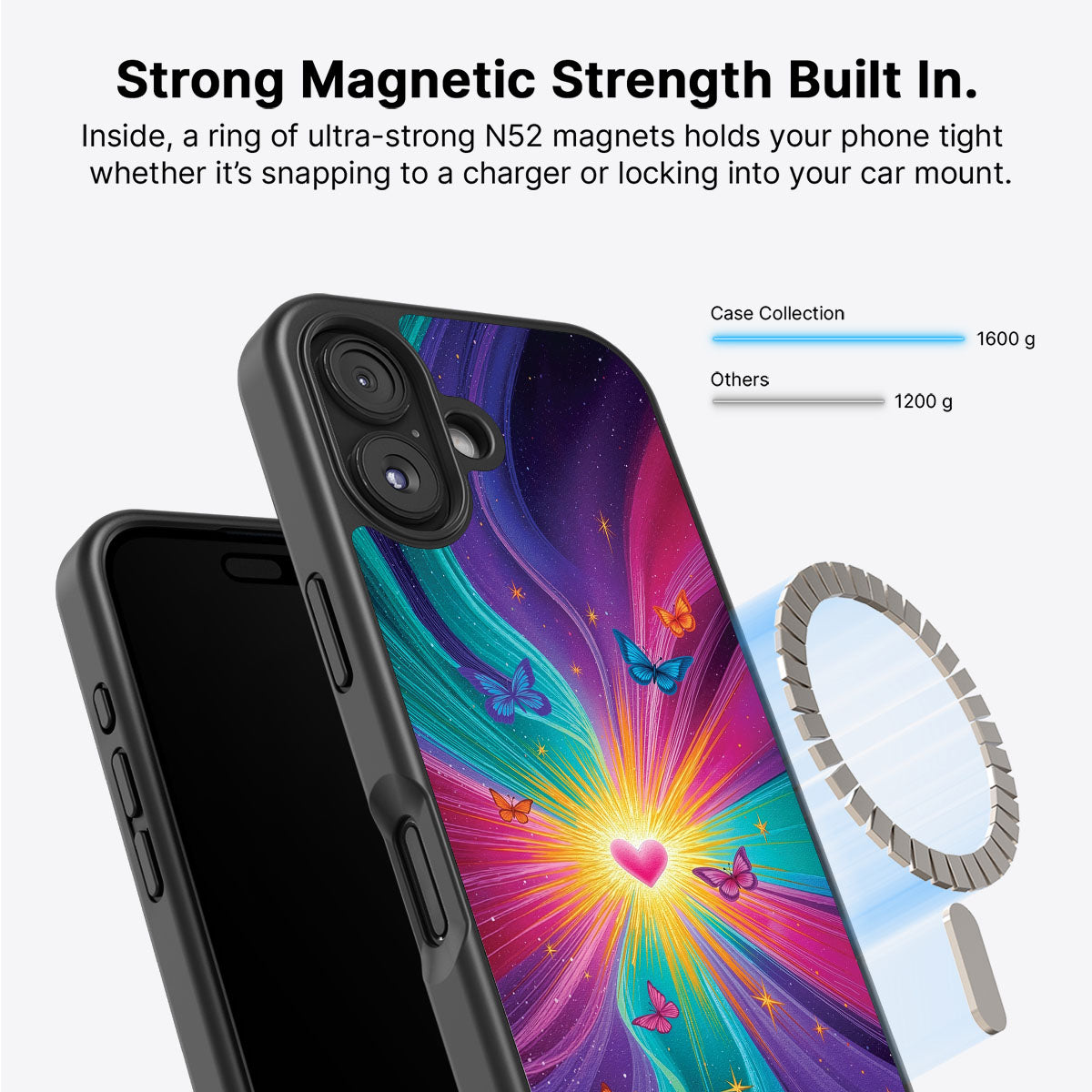 iPhone 17 Case with MagSafe – Cosmic Aura
