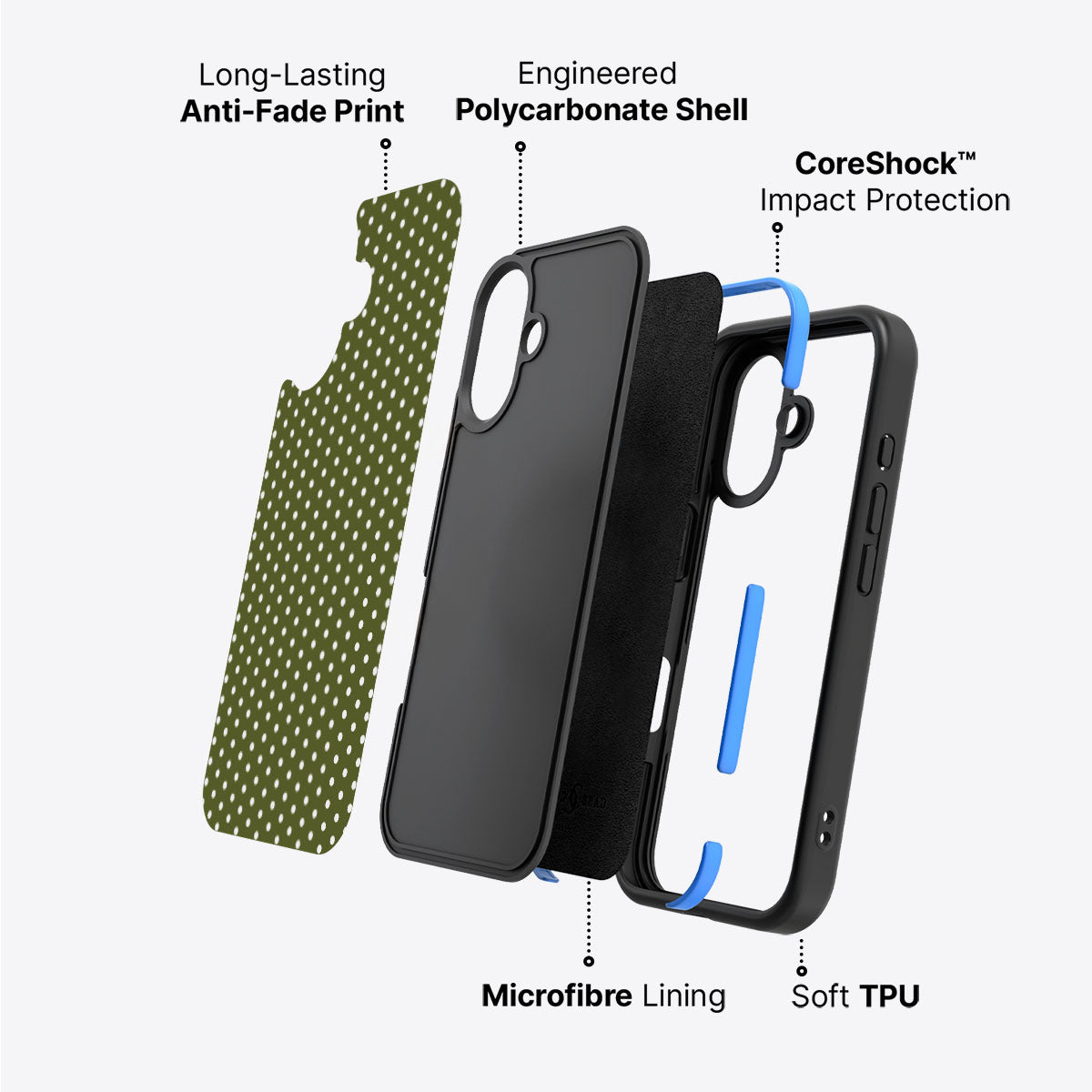 Forest Mesh - iPhone 17 Case #case type_core (non magsafe)