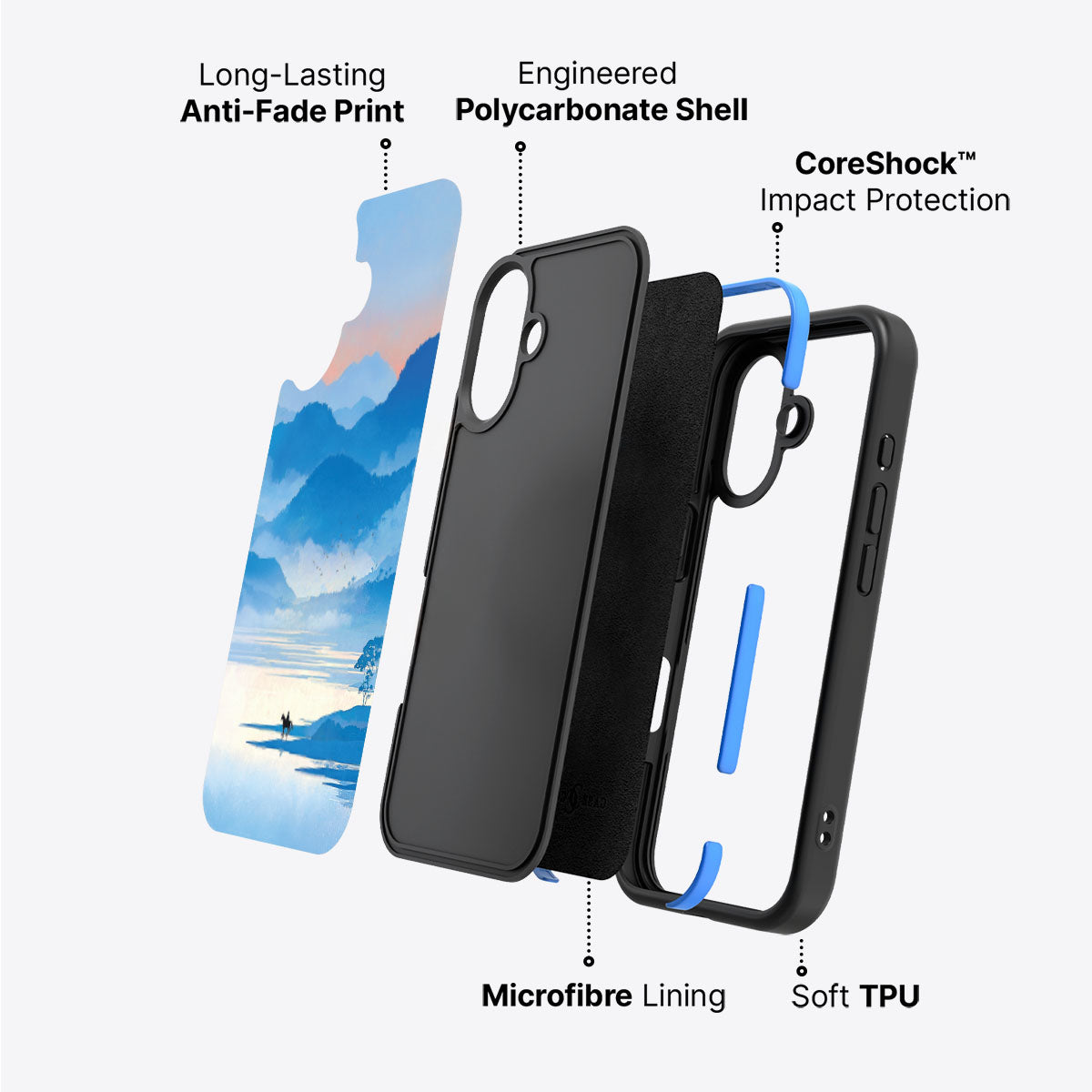 Globe Trotter - iPhone 17 Case #case type_core (non magsafe)