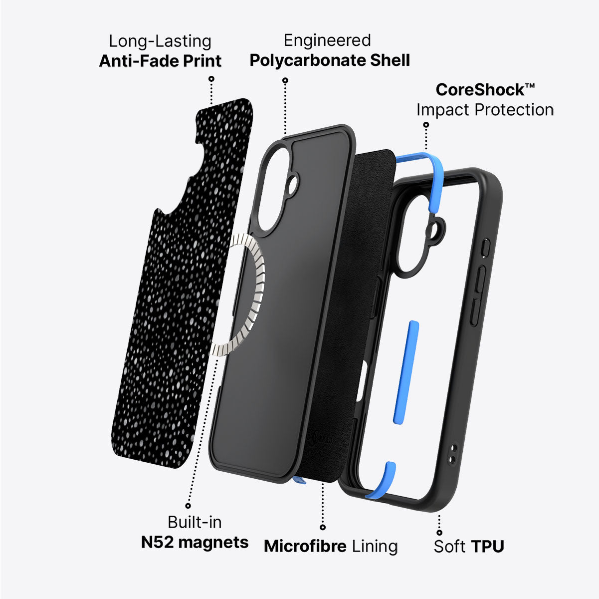 Graphite - iPhone 17 Case #case type_core (magsafe)