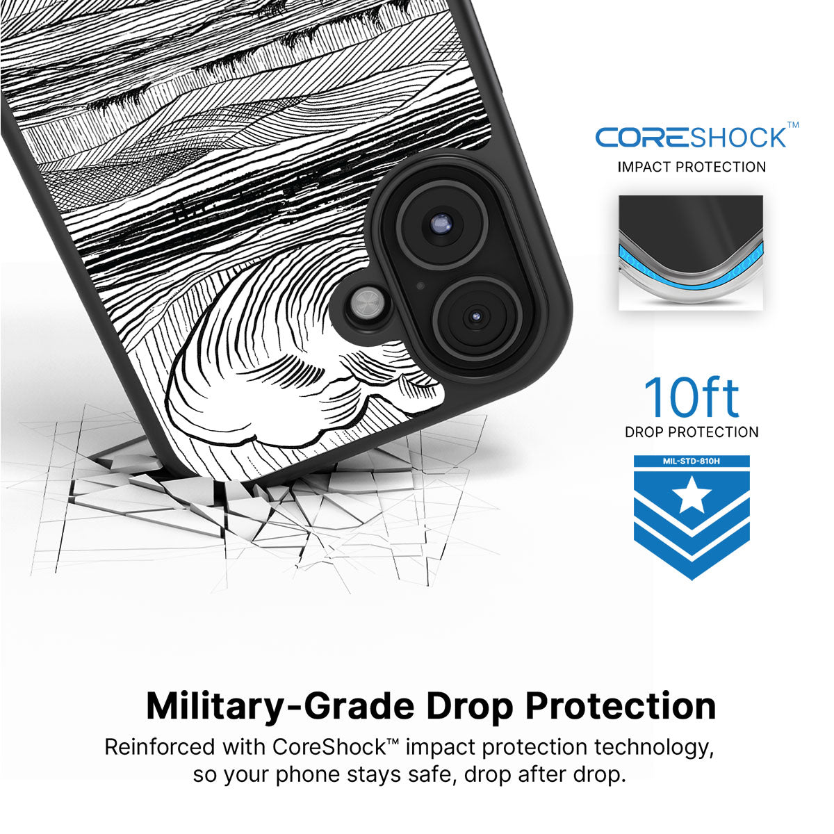 Linear Landscape - iPhone 17 Case #case type_core (magsafe), #case type_core (non magsafe)