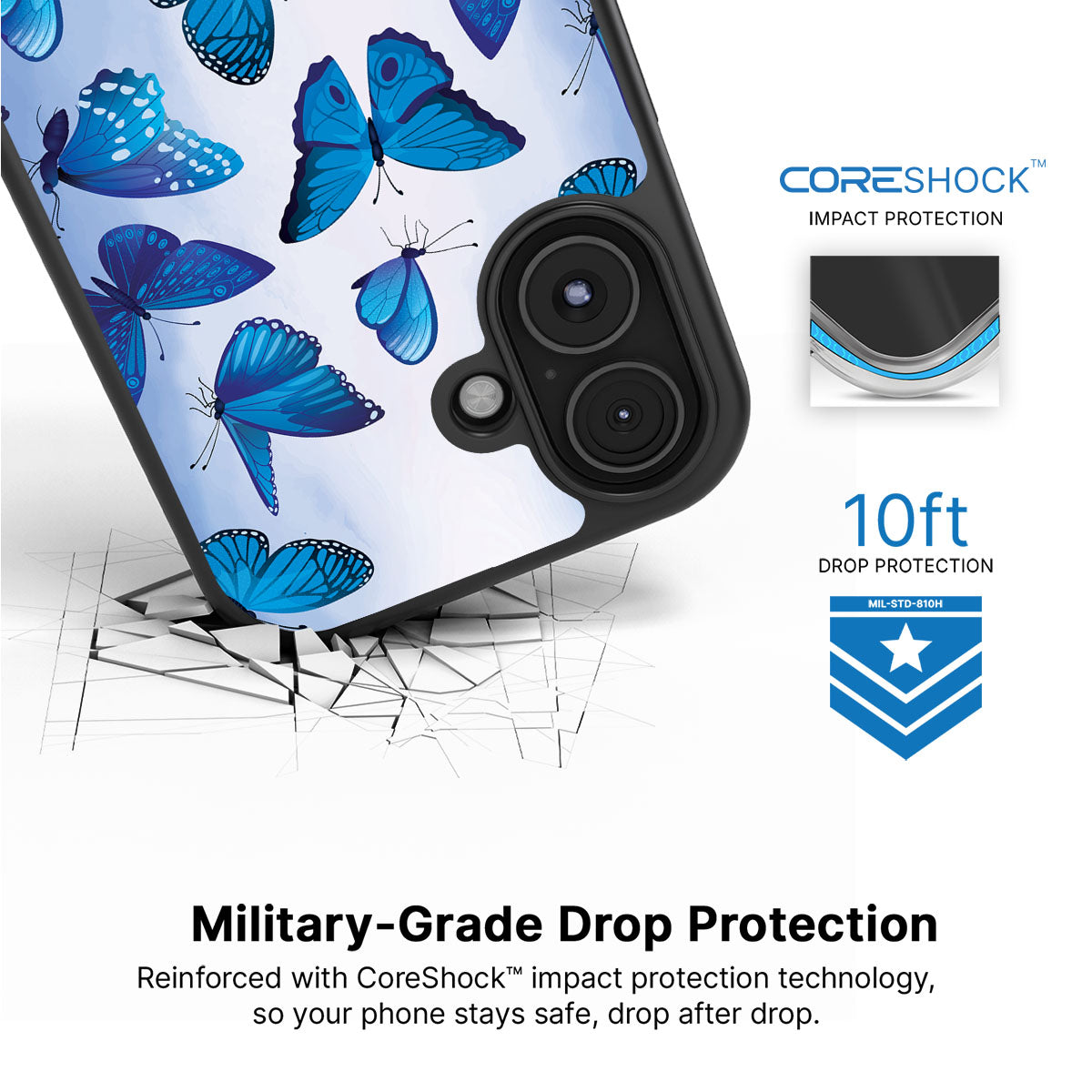 Magic Butterflies - iPhone 17 Case #case type_core (magsafe), #case type_core (non magsafe)