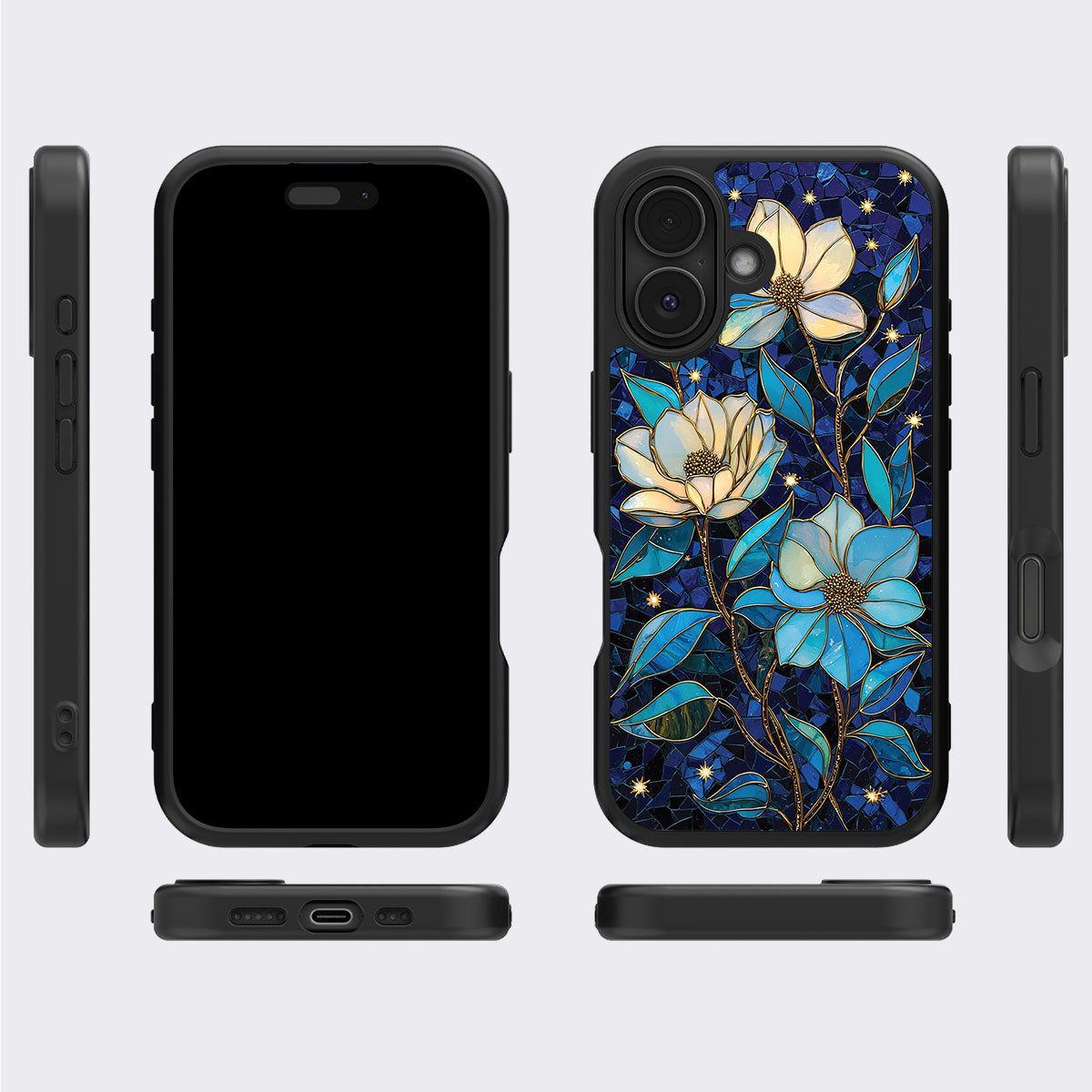 iPhone 17 Case with MagSafe – Midnight Magnolia