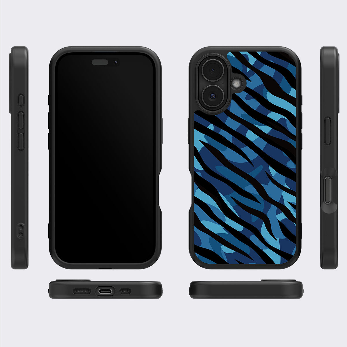 Ocean Camo - iPhone 17 Case, #case type_core (magsafe), #case type_core (non magsafe)