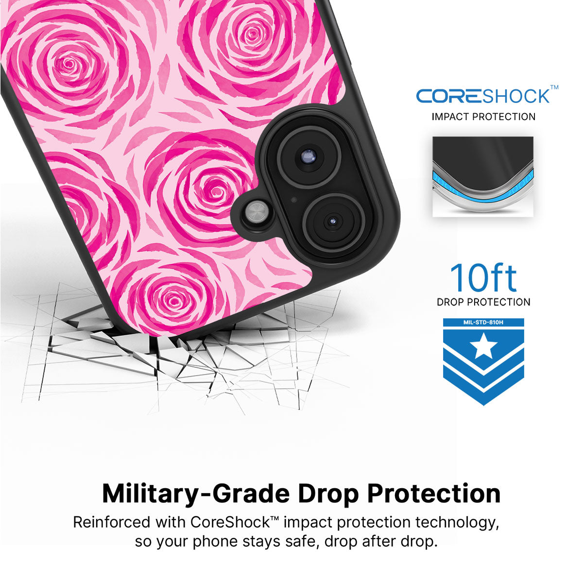 Rosy Reverie - iPhone 17 Case  #case type_core (magsafe), #case type_core (non magsafe)