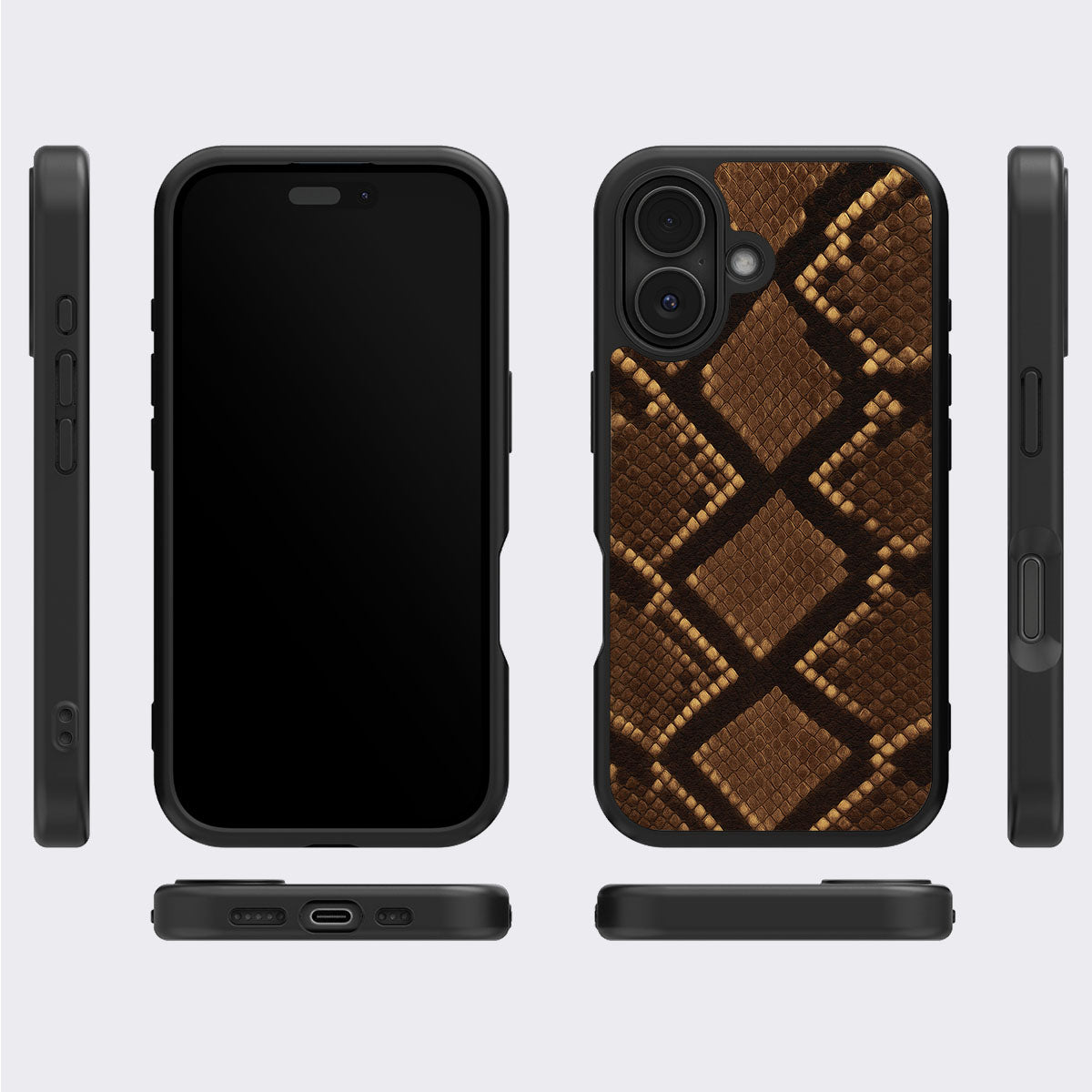 Sepia Snake - iPhone 17 Case #case type_core (magsafe), #case type_core (non magsafe)