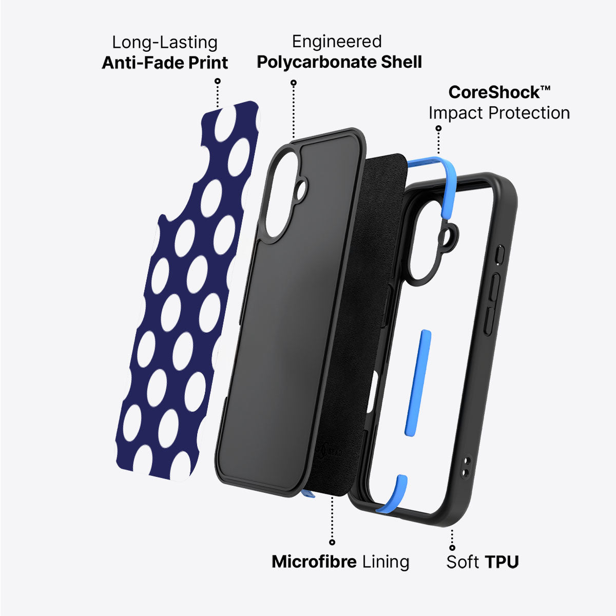 Sighting Moons - iPhone 17 Case #case type_core (non magsafe)