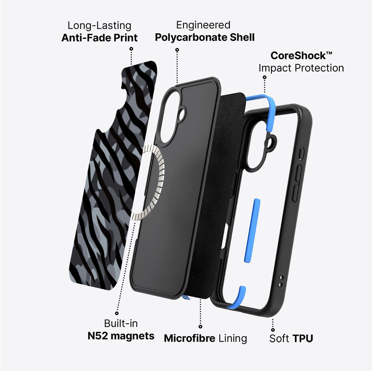 Stealth Camo - iPhone 17 Case, #case type_core (magsafe)