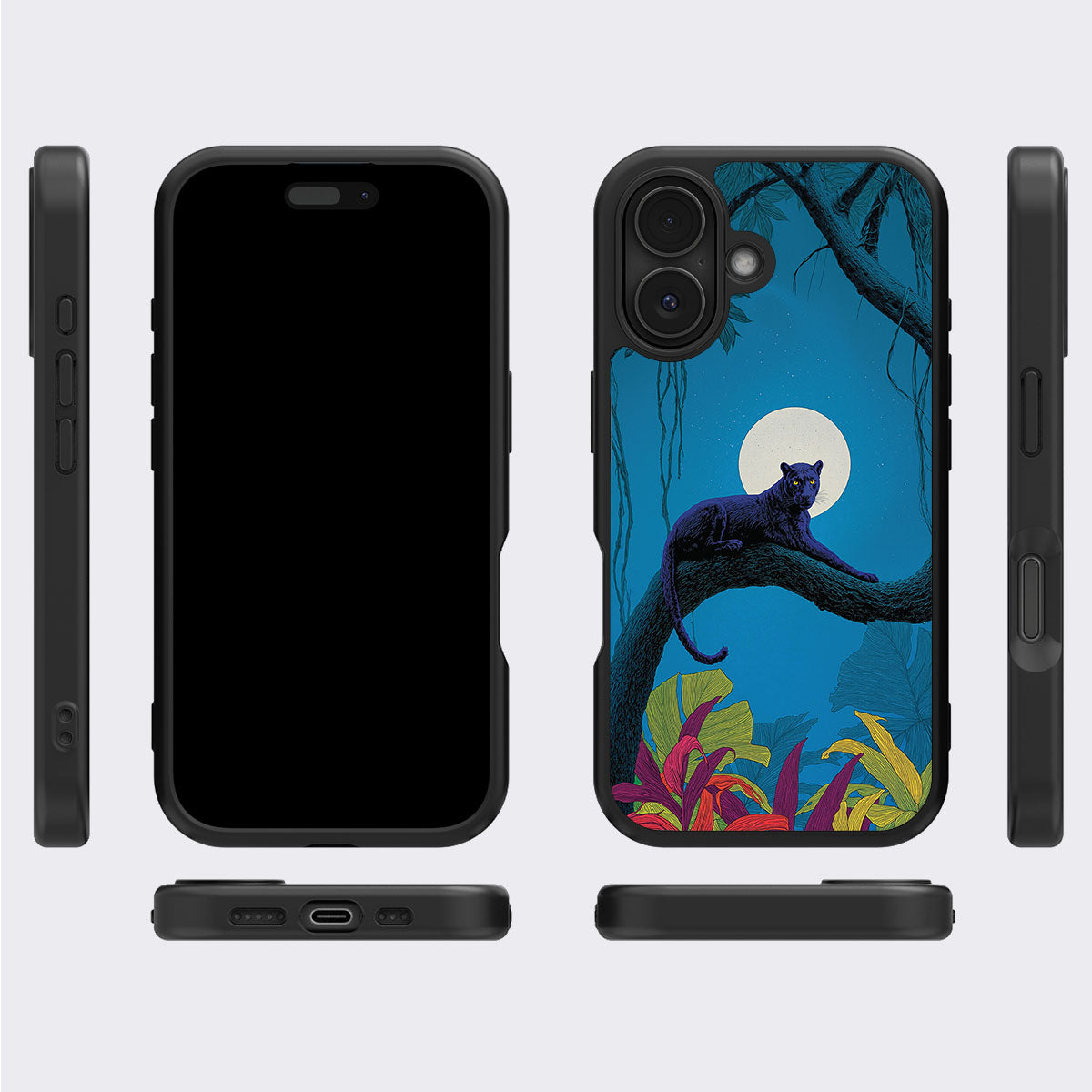 iPhone 17 Case with MagSafe – Tropic Panther