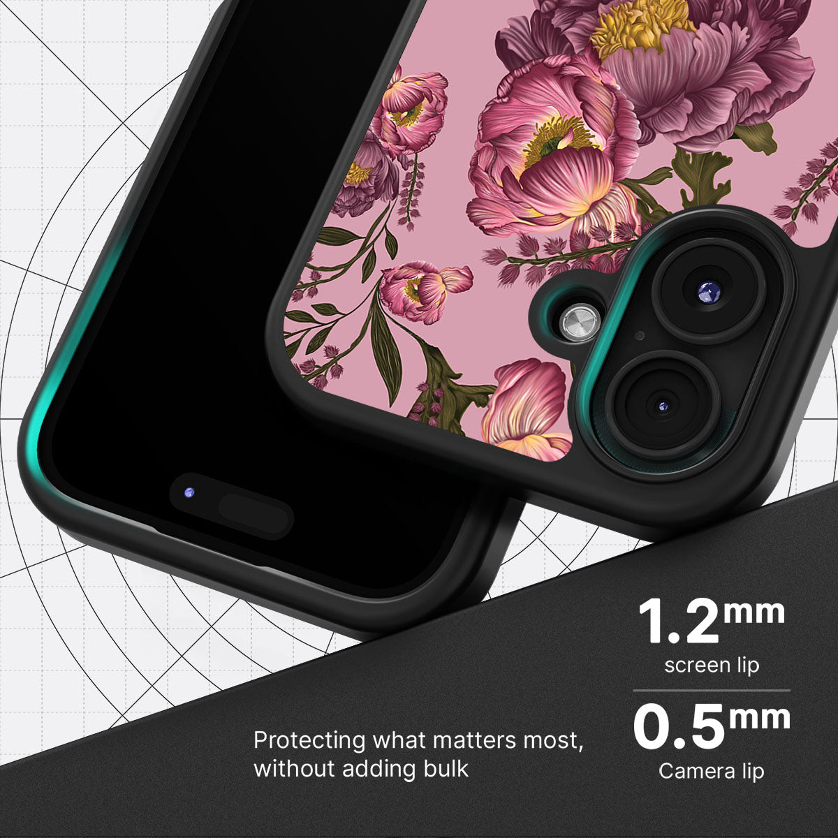 Vintage Blossoms - iPhone 17 Case #case type_core (magsafe), #case type_core (non magsafe)