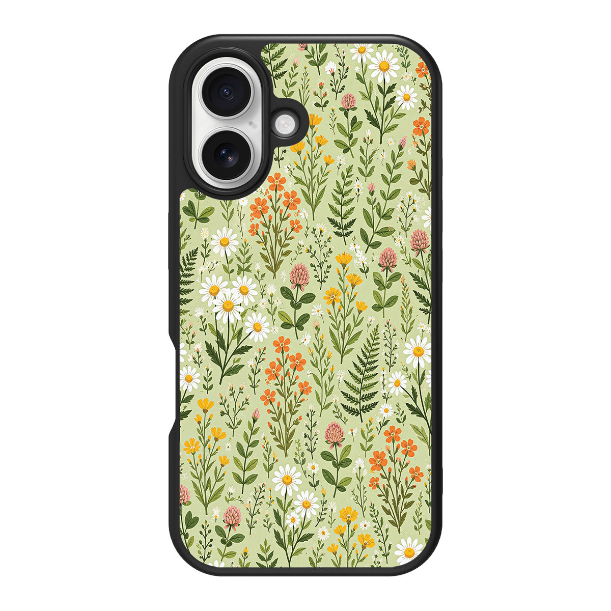 Wildflower Meadow design back view – iPhone 17 case