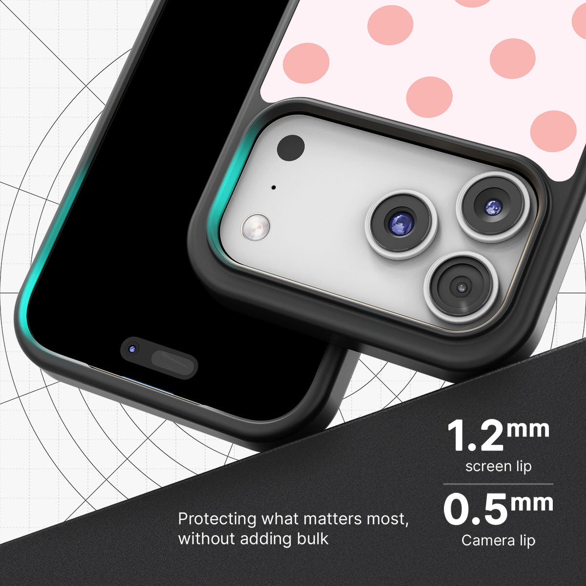 Blush Pearl slim iPhone 17 Pro phone case