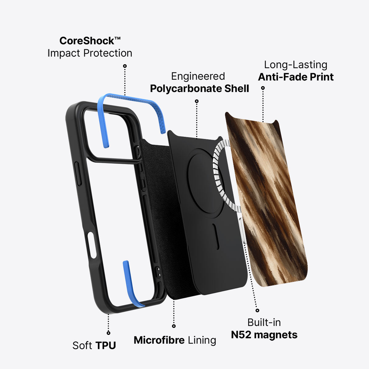 Bronze Terra - iPhone 17 Pro Case #case type_core (magsafe)