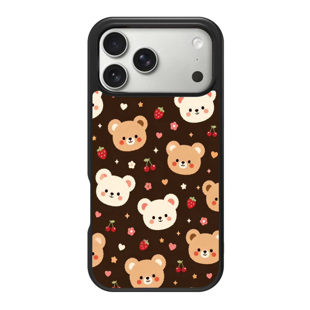 Cocoa Cuddles design back view – iPhone 17 Pro case