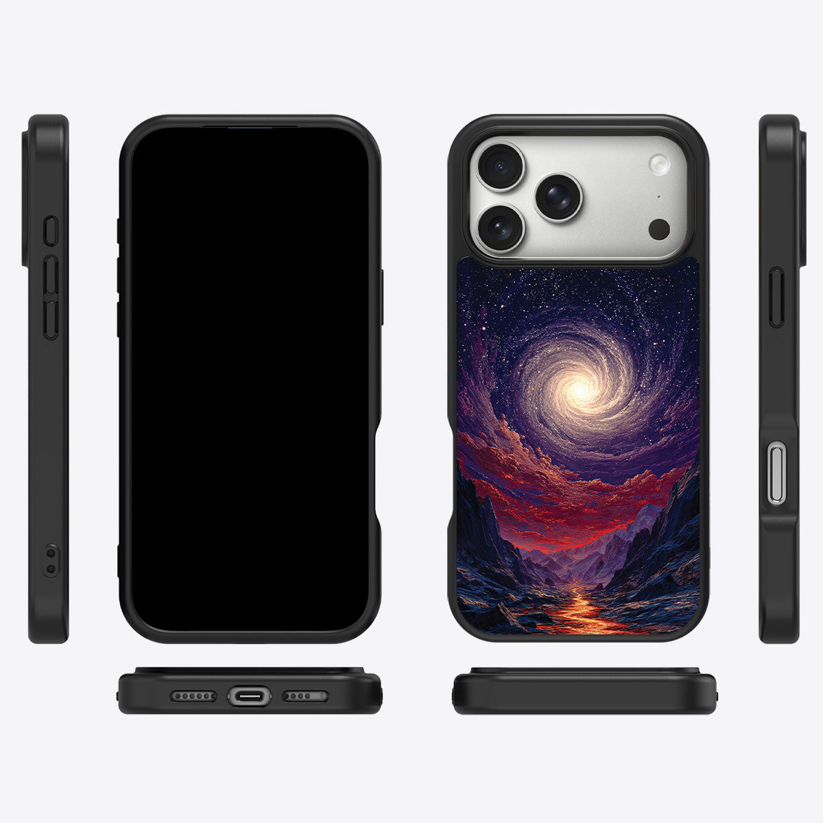 Cosmic Vortex - iPhone 17 Pro Case #case type_core (magsafe), #case type_core (non magsafe)