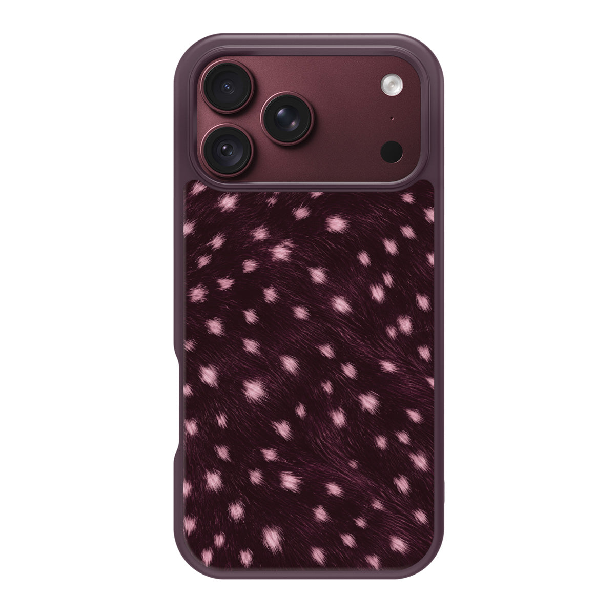 Fawn Spots design back view – iPhone 17 Pro case