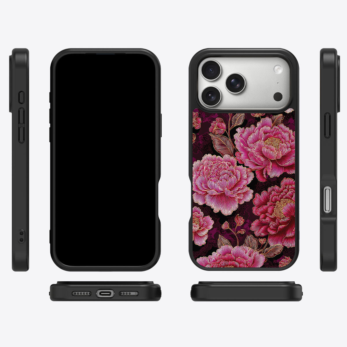 Floral Opulence - iPhone 17 Pro Case #case type_core (magsafe), #case type_core (non magsafe)