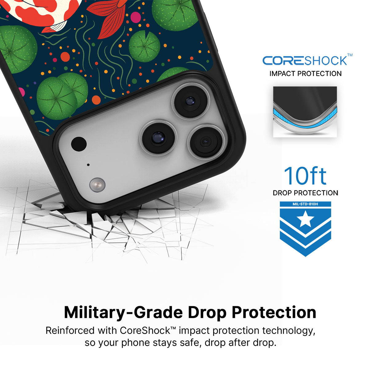 Koi Fish - iPhone 17 Pro Case, #case type_core (magsafe), #case type_core (non magsafe)