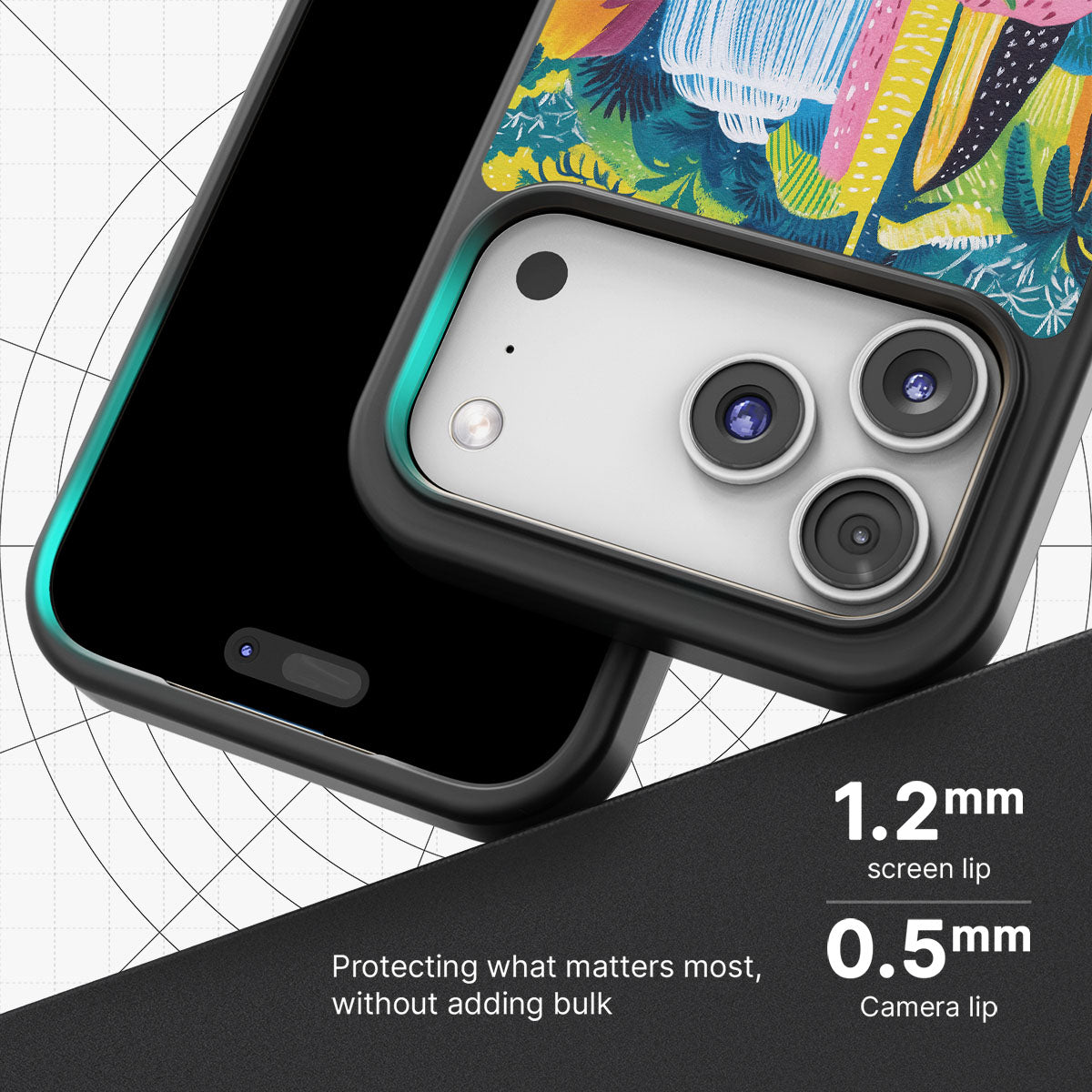 Lively Amazon slim iPhone 17 Pro phone case