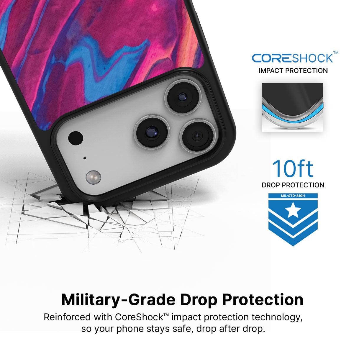 Luminous Lava - iPhone 17 Pro Case, #case type_core (magsafe), #case type_core (non magsafe)