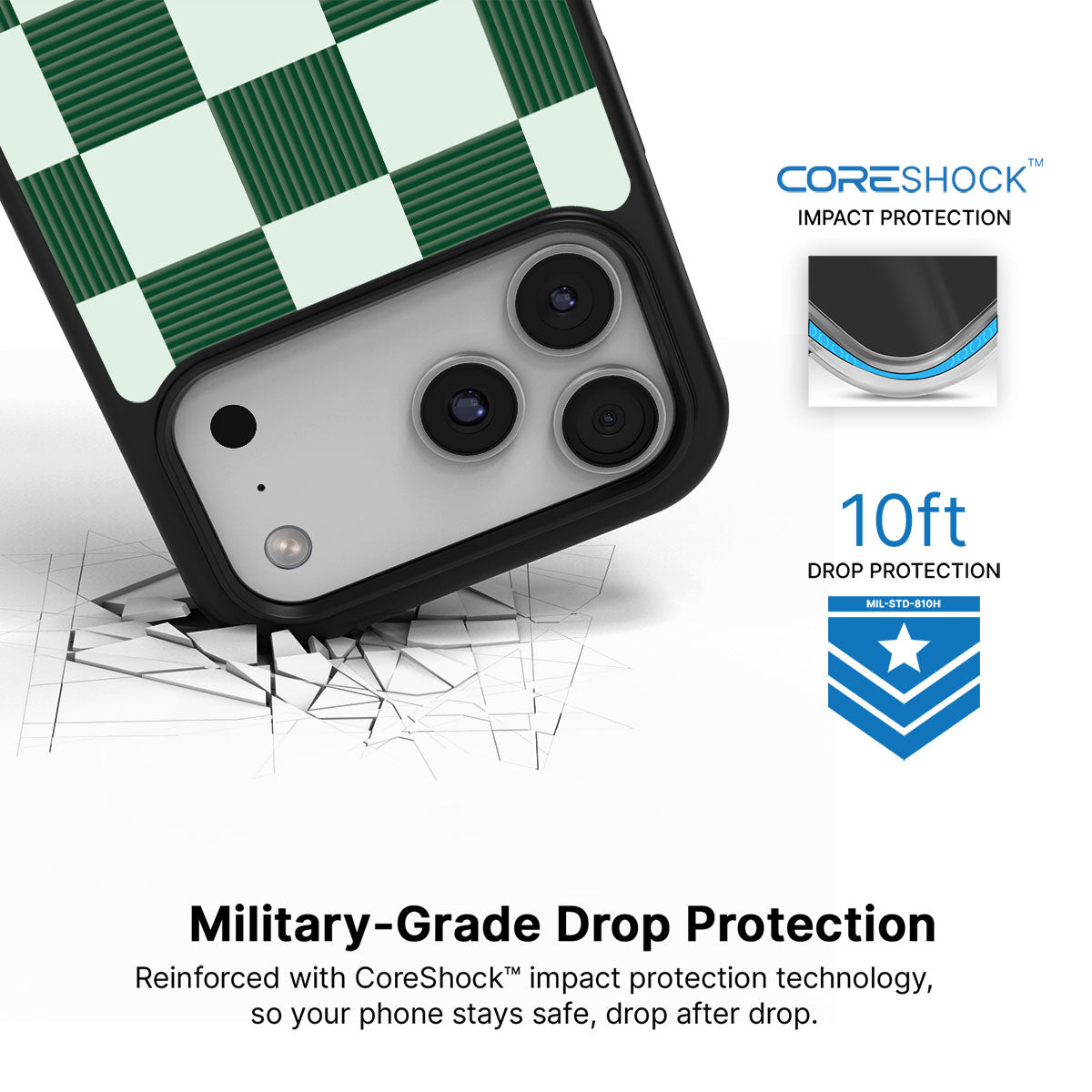 Luxe Emerald - iPhone 17 Pro Case #case type_core (magsafe), #case type_core (non magsafe)