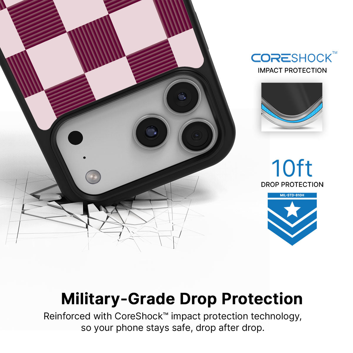 Majestic Mosaic - iPhone 17 Pro Case #case type_core (magsafe), #case type_core (non magsafe)