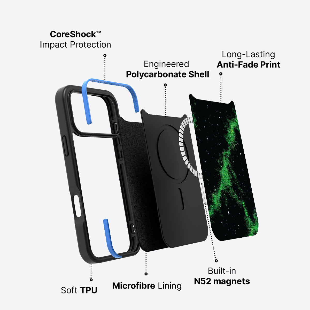 Milkyway Gazing - iPhone 17 Pro Case #case type_core (magsafe)