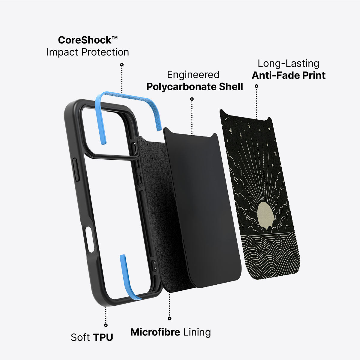 Moon Energy - iPhone 17 Pro Case #case type_core (non magsafe)