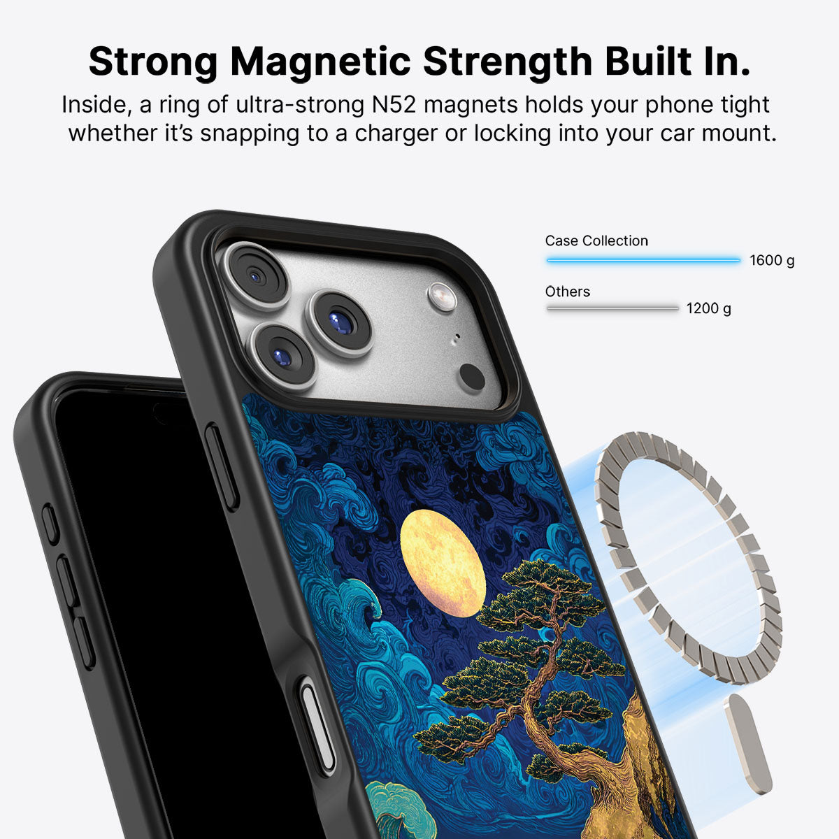 Moonlit Tide - iPhone 17 Pro Case #case type_core (magsafe)