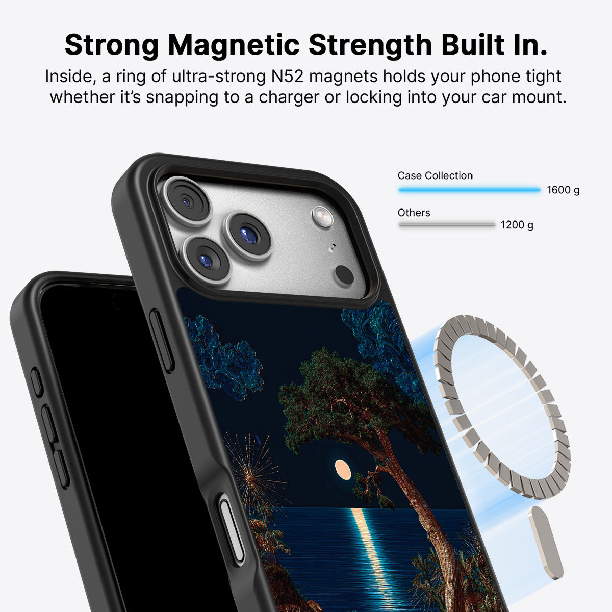 Quiet Moon - iPhone 17 Pro Case #case type_core (magsafe)
