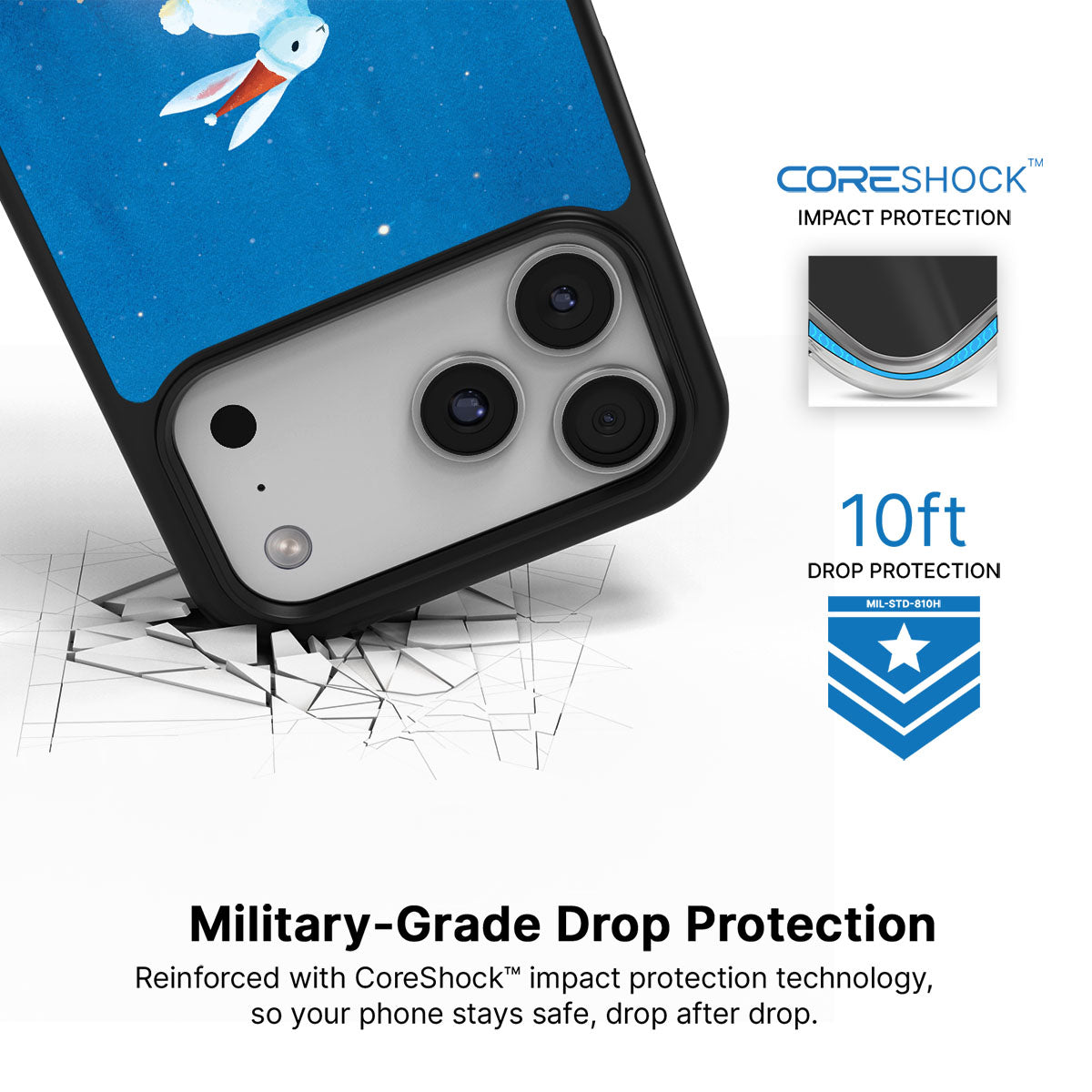 Santa Bunny - iPhone 17 Pro Case #case type_core (magsafe), #case type_core (non magsafe)