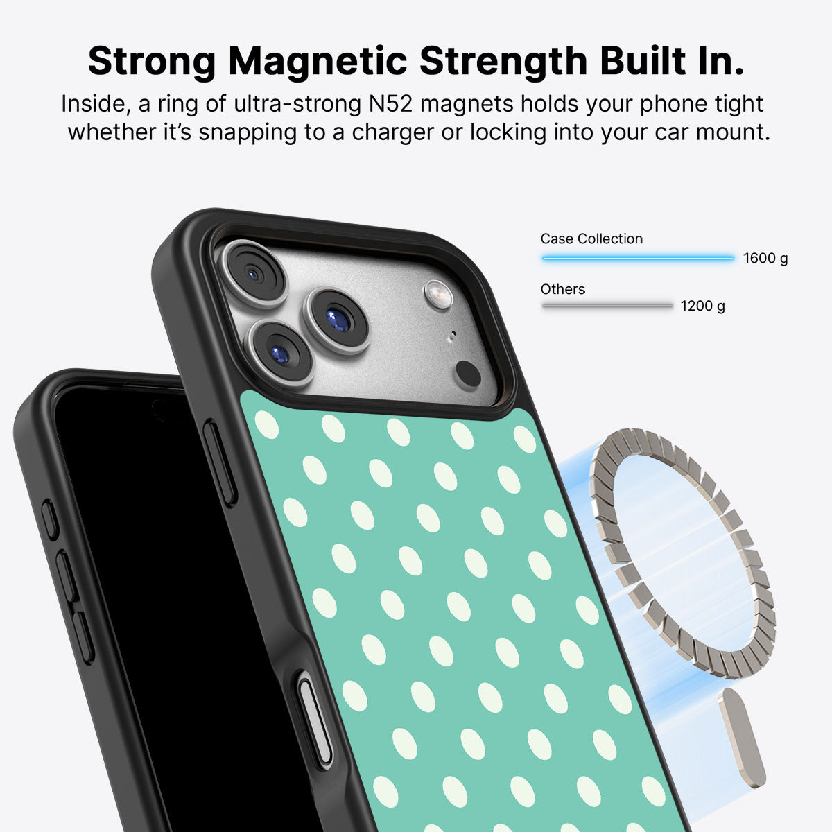 iPhone 17 Pro MagSafe case – Sea Pearls design