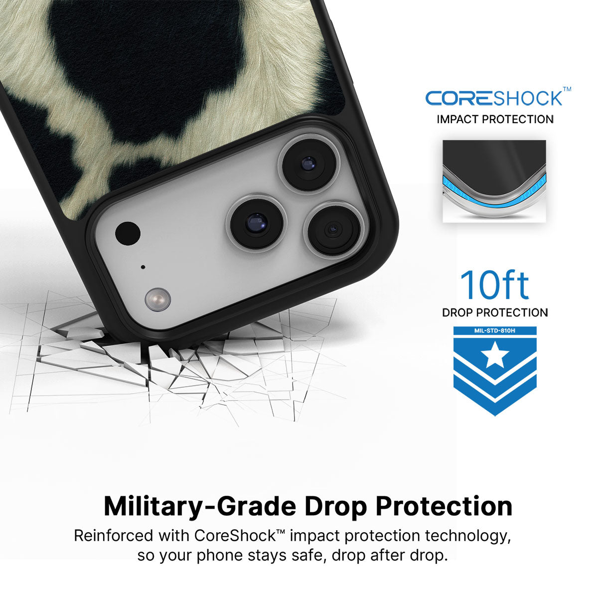 Swiss Cow - iPhone 17 Pro Case #case type_core (magsafe), #case type_core (non magsafe)