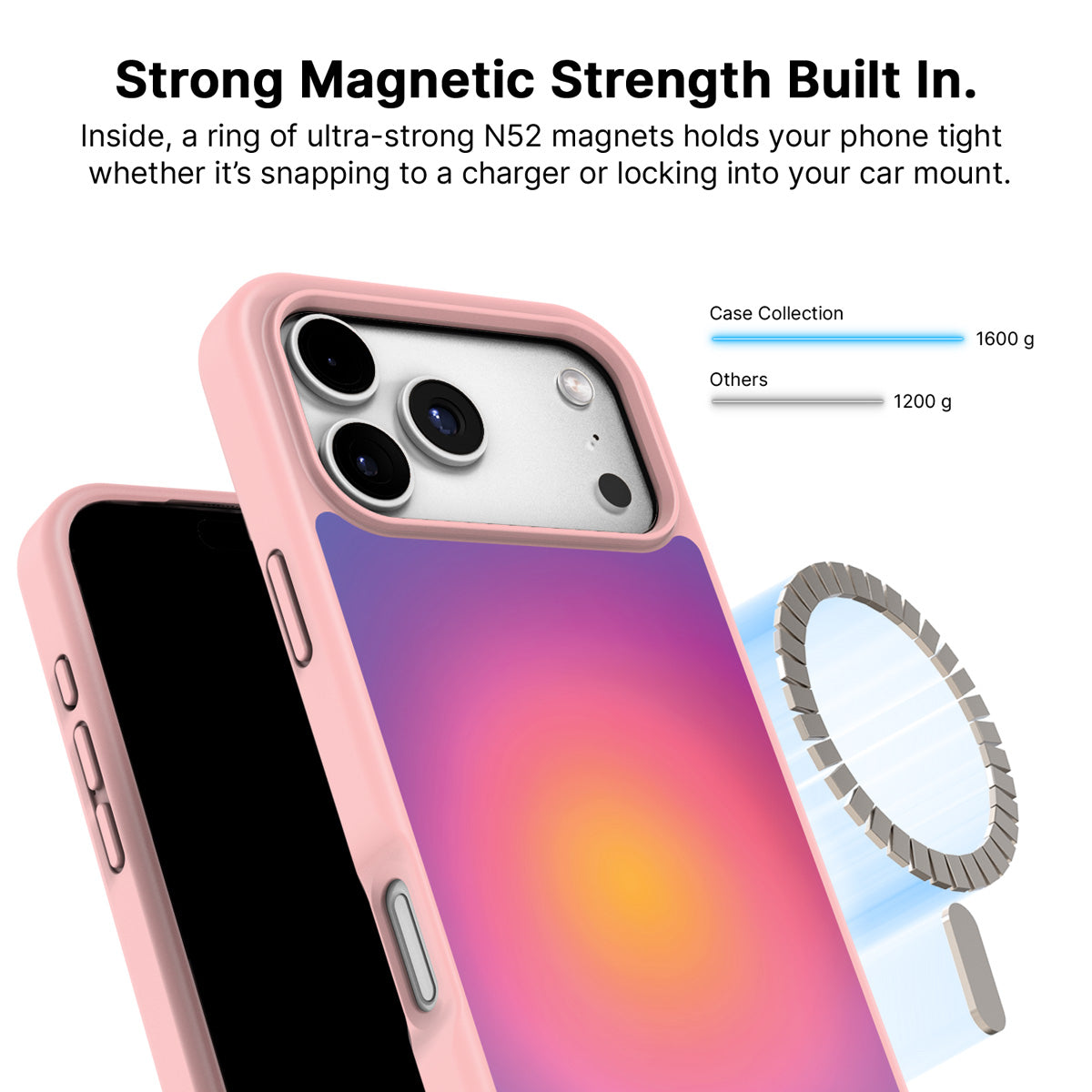 iPhone 17 Pro Max MagSafe case – Aura Glow design
