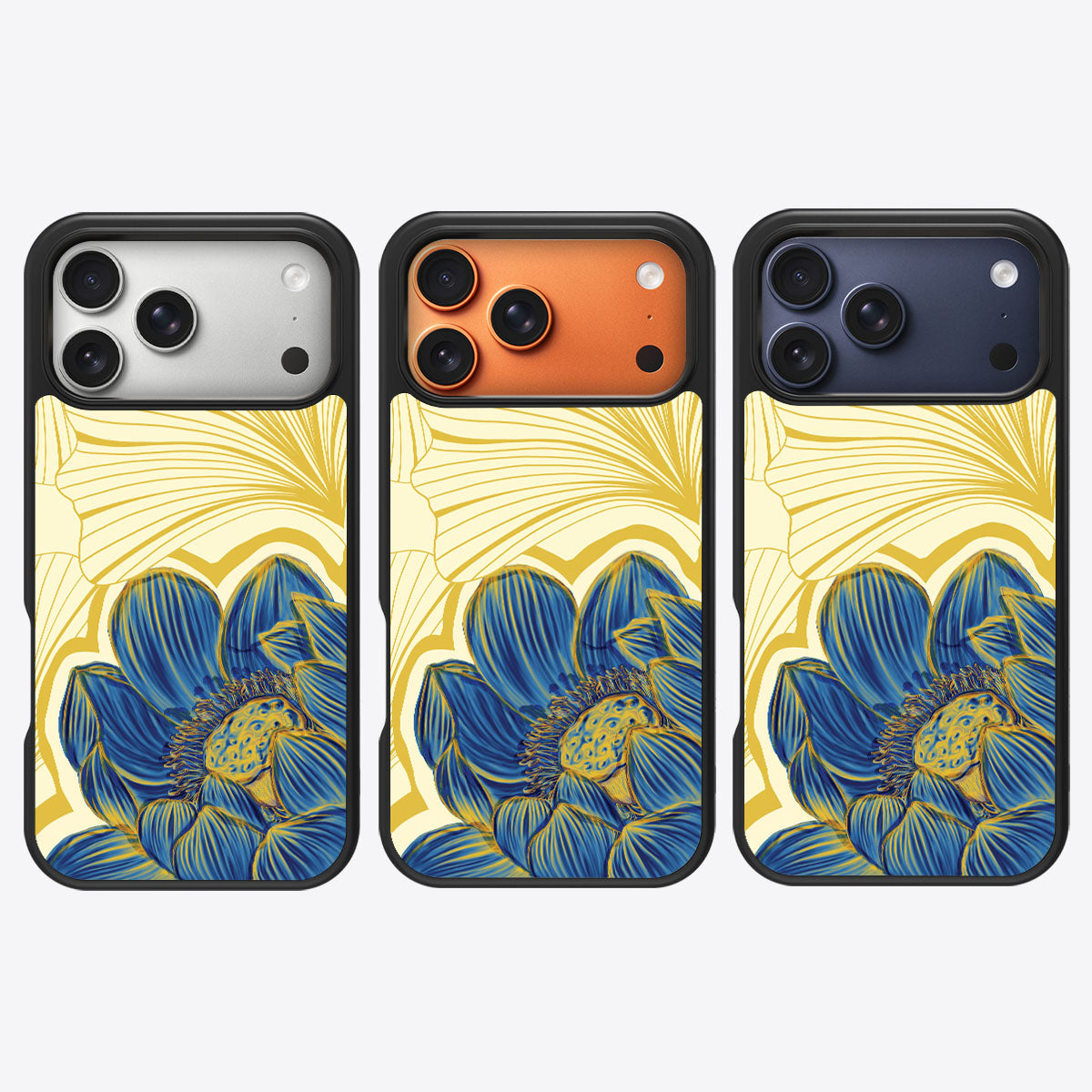 Blue Lotus - iPhone 17 Pro Max Case #case type_core (magsafe), #case type_core (non magsafe)