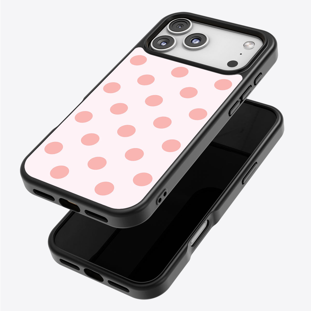 Blush Pearl iPhone 17 Pro Max case – back and side view