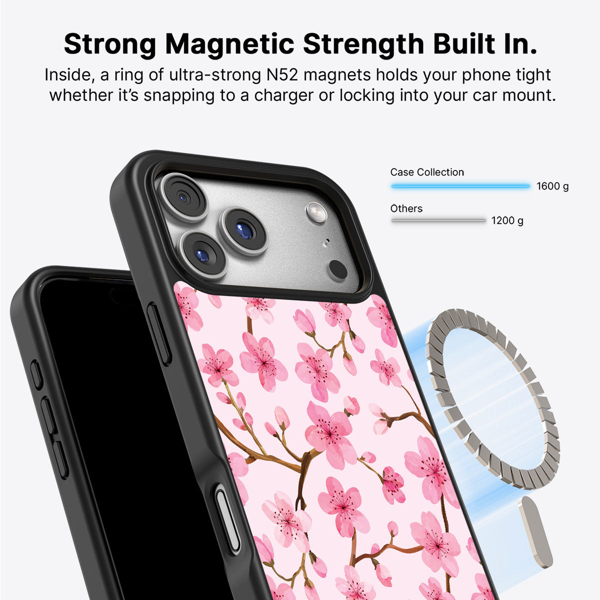 Cherry Blossom - iPhone 17 Pro Max Case #case type_core (magsafe)