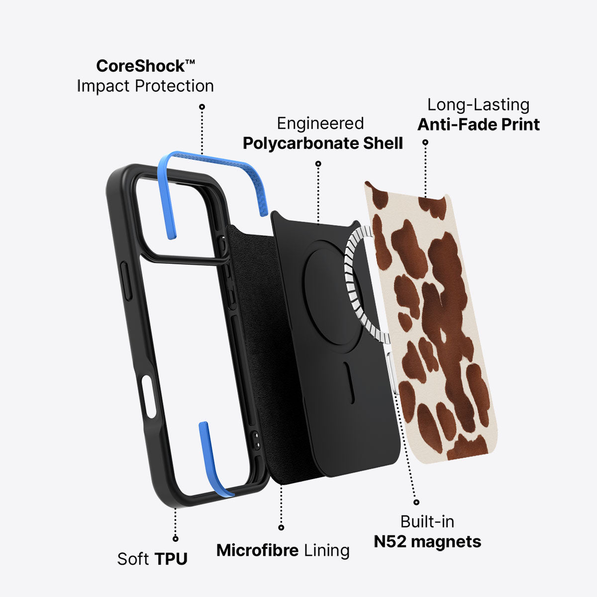 Cocoa Cow - iPhone 17 Pro Max Case #case type_core (magsafe)