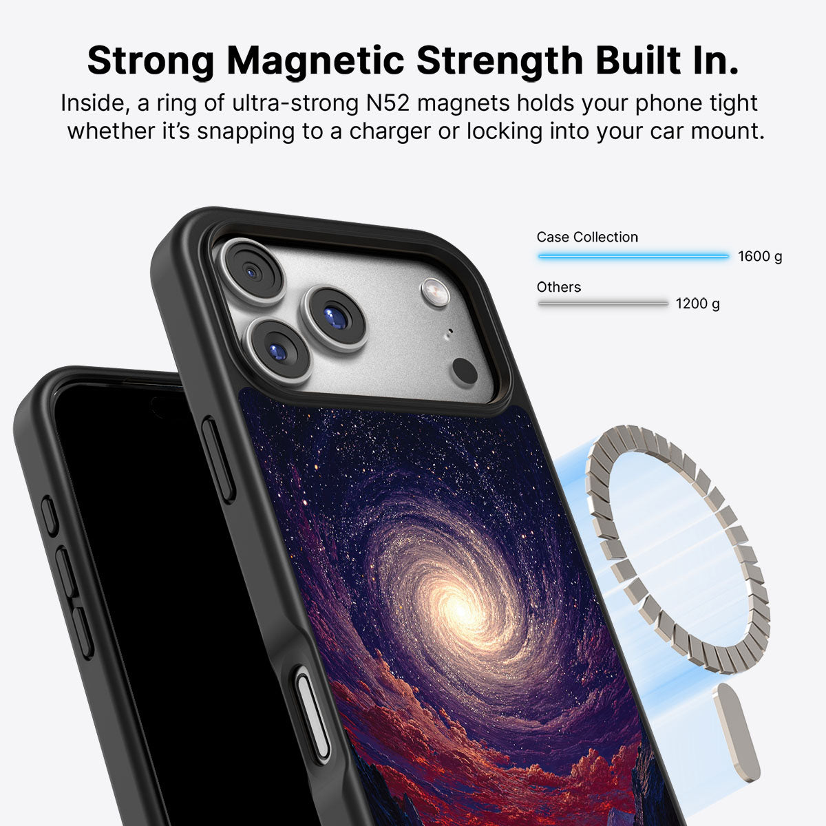 Cosmic Vortex - iPhone 17 Pro Max Case #case type_core (magsafe)