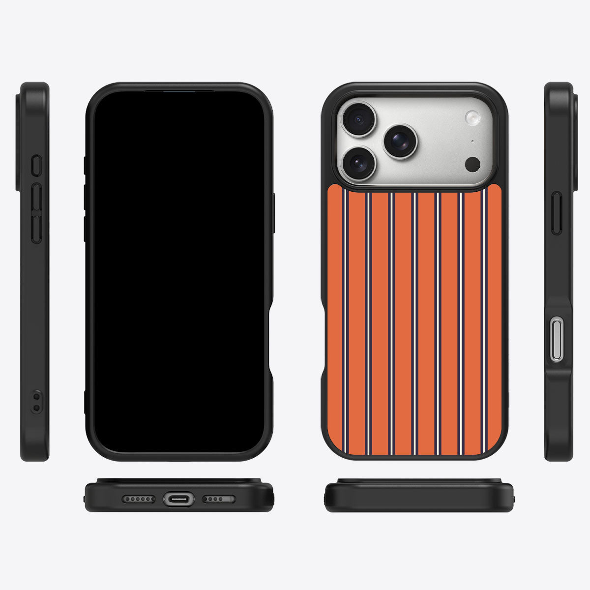Flared Orange - iPhone 17 Pro Max Case #case type_core (magsafe), #case type_core (non magsafe)