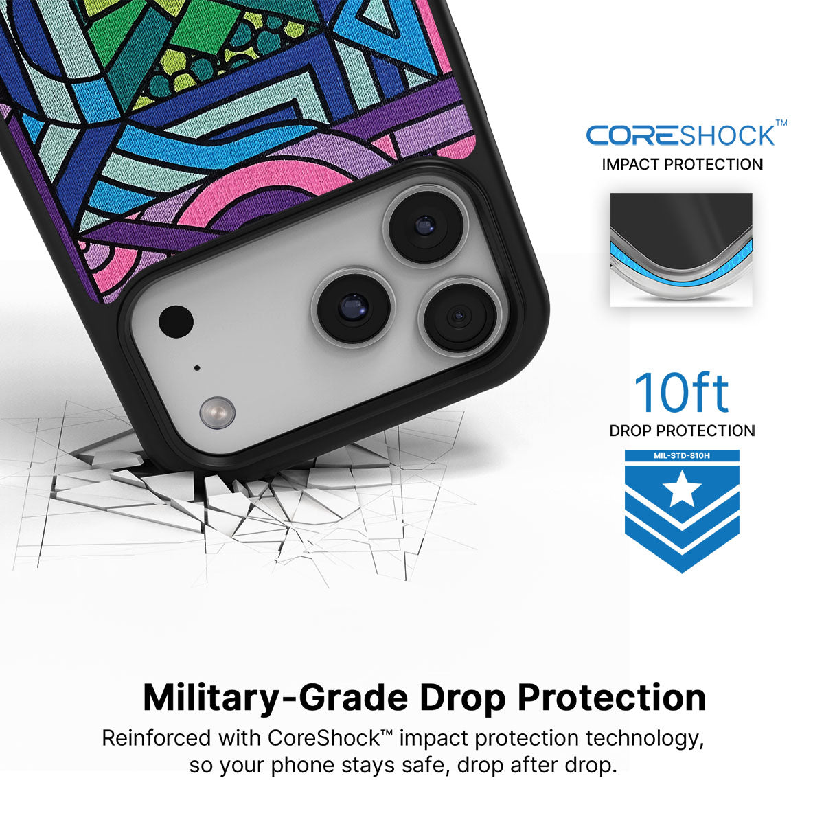 Green Flame - iPhone 17 Pro Max Case #case type_core (magsafe), #case type_core (non magsafe)