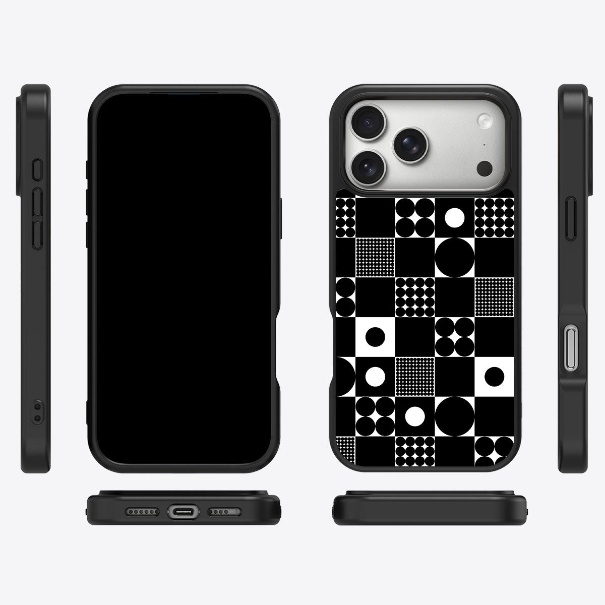 Grid and Orb - iPhone 17 Pro Max Case #case type_core (magsafe), #case type_core (non magsafe)