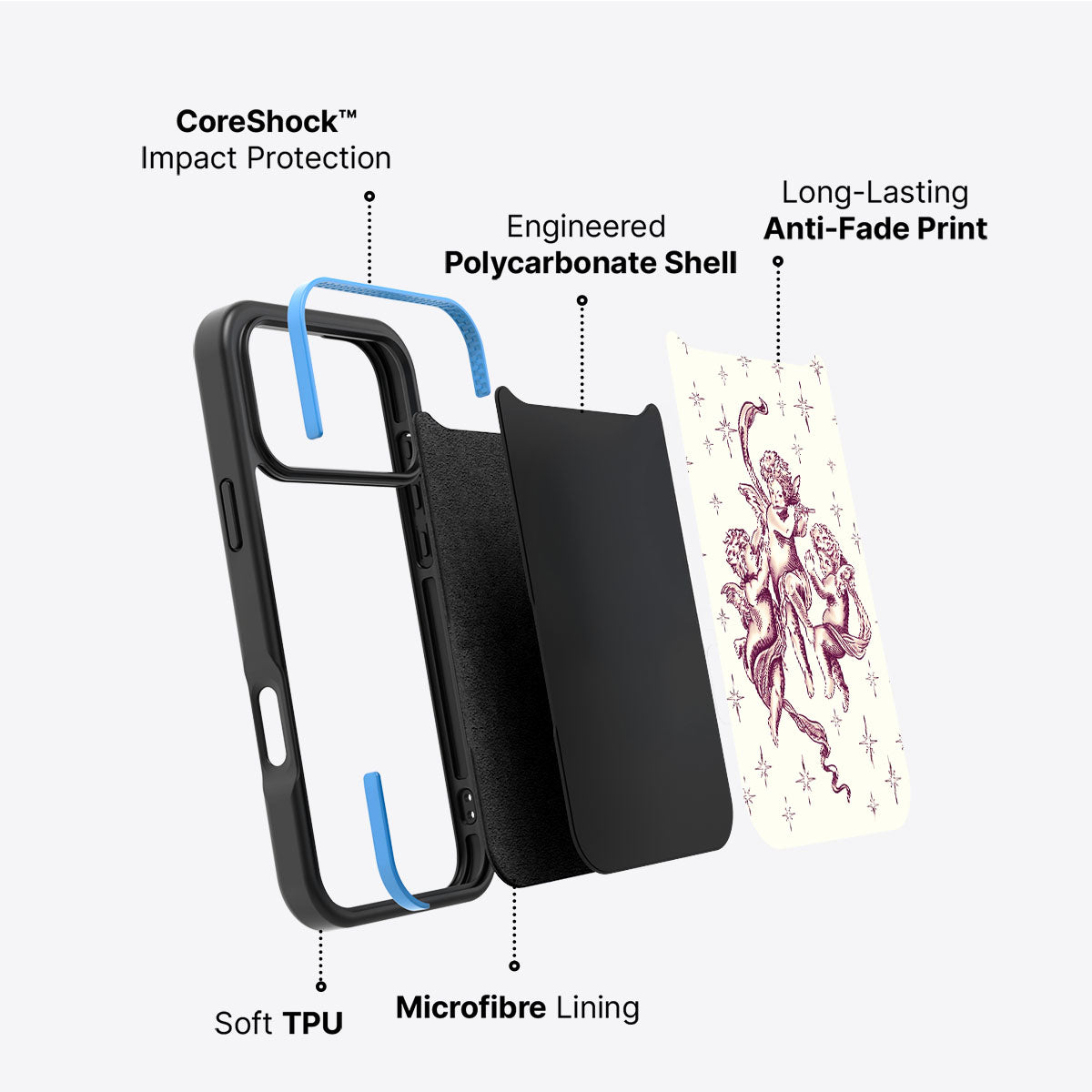 Herald Angels - iPhone 17 Pro Max Case #case type_core (non magsafe)