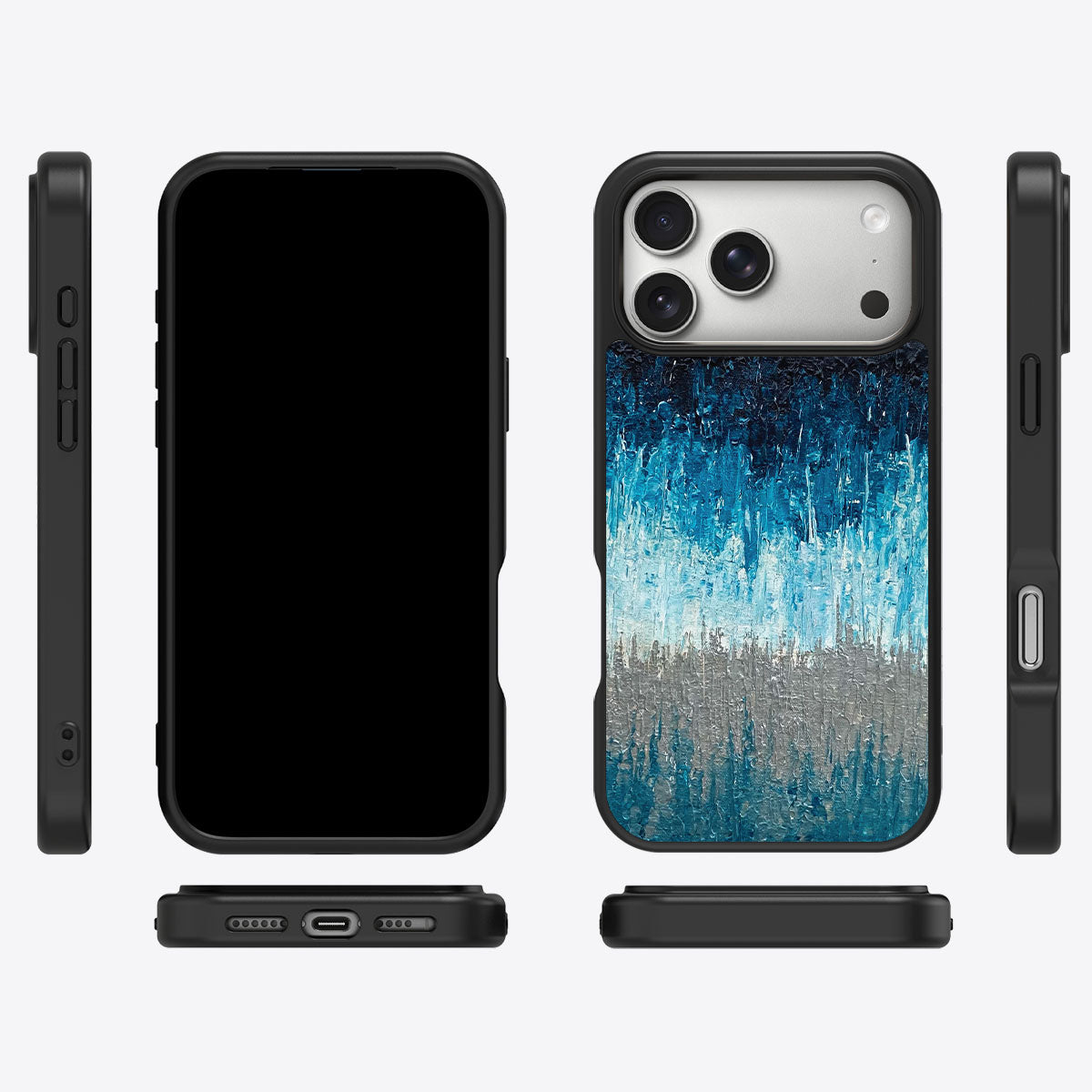 Impasto Tides - iPhone 17 Pro Max Case #case type_core (magsafe), #case type_core (non magsafe)